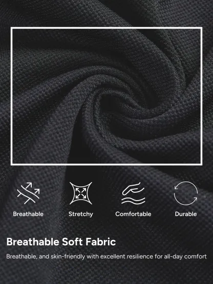 Seamless Compression Shirt Long Sleeve Slimming Undershirt For Men