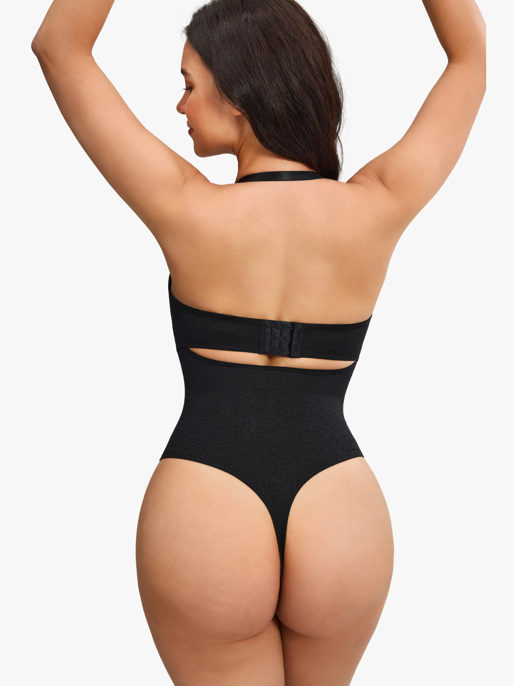 Women Sexy Lace Underwire Strapless Thong Bodysuit
