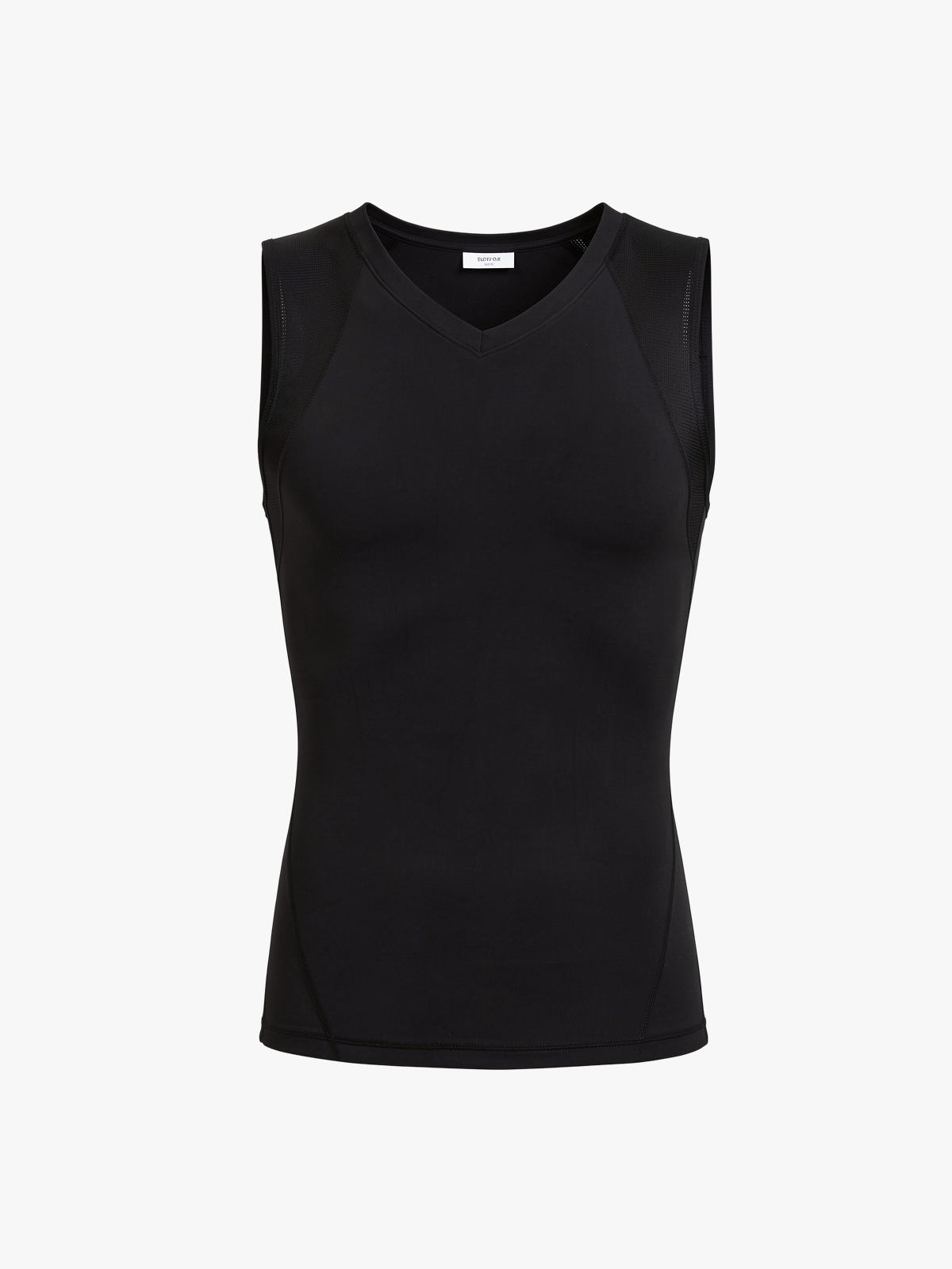 Men's Mesh Compression Tank Top Shirt Breathable Stretch Body Shaper Vest