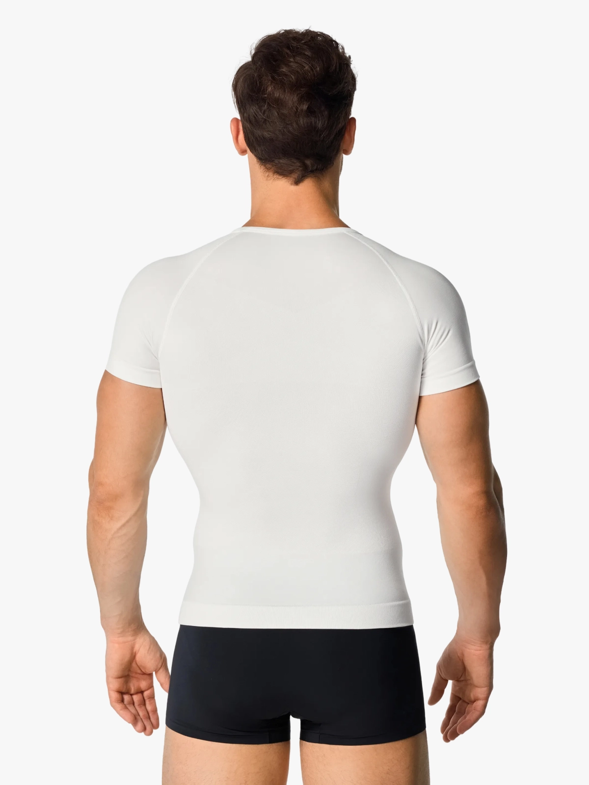 Seamless Compression Shirt Tummy Control Slimming Undershirt For Men