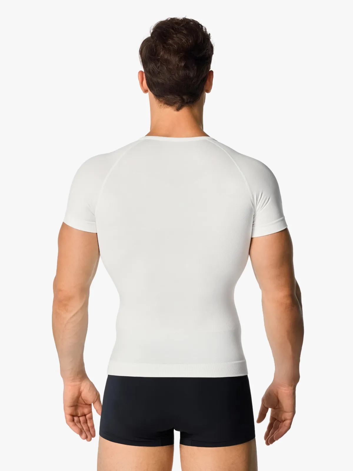 Seamless Compression Shirt Tummy Control Slimming Undershirt For Men