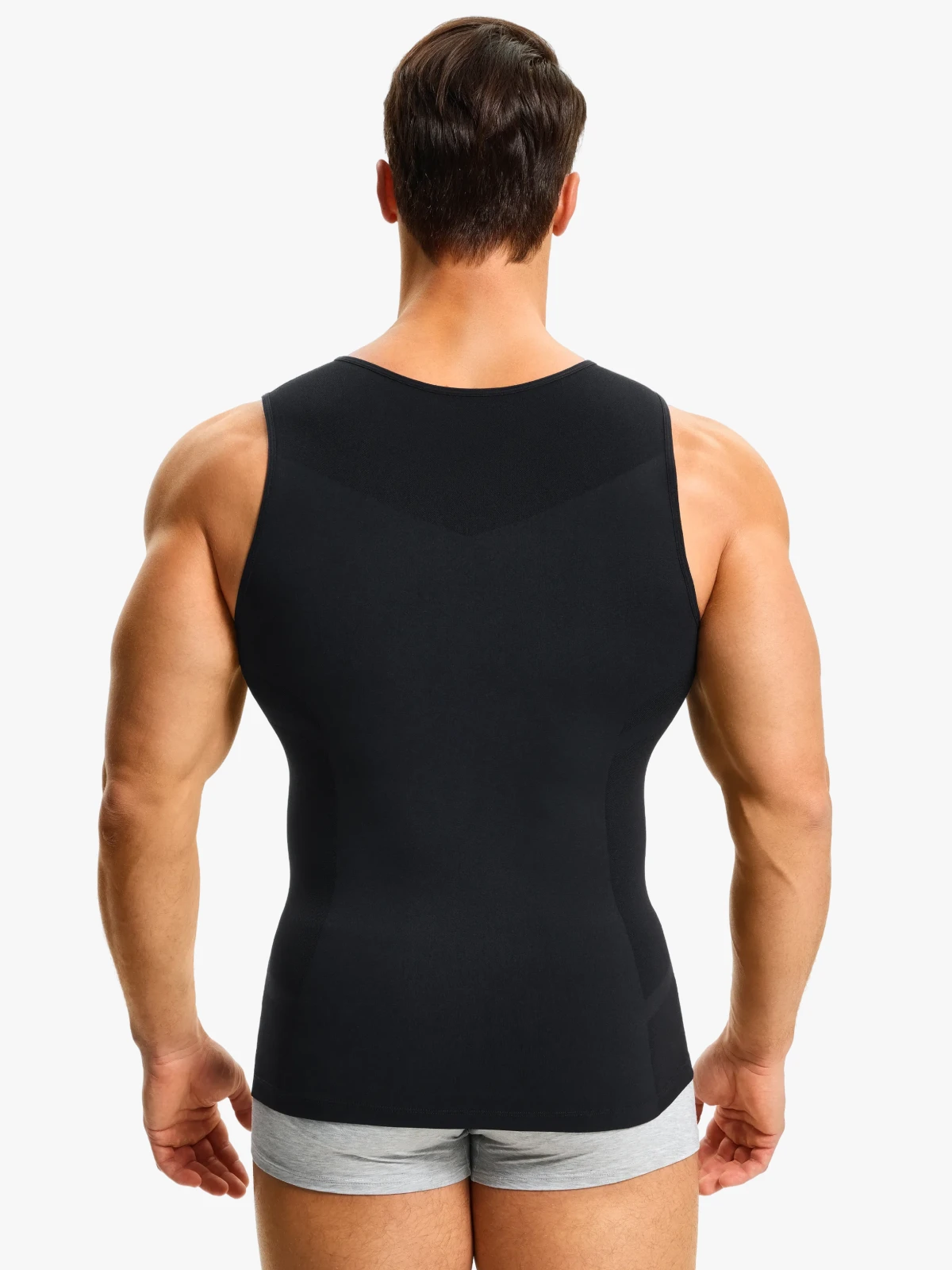 Seamless Compression Tank Top Athletic Shirt For Men