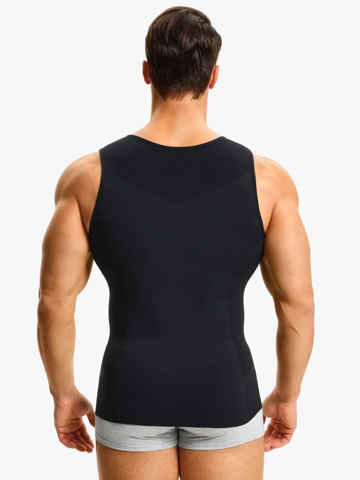 Seamless Compression Tank Top Athletic Shirt For Men