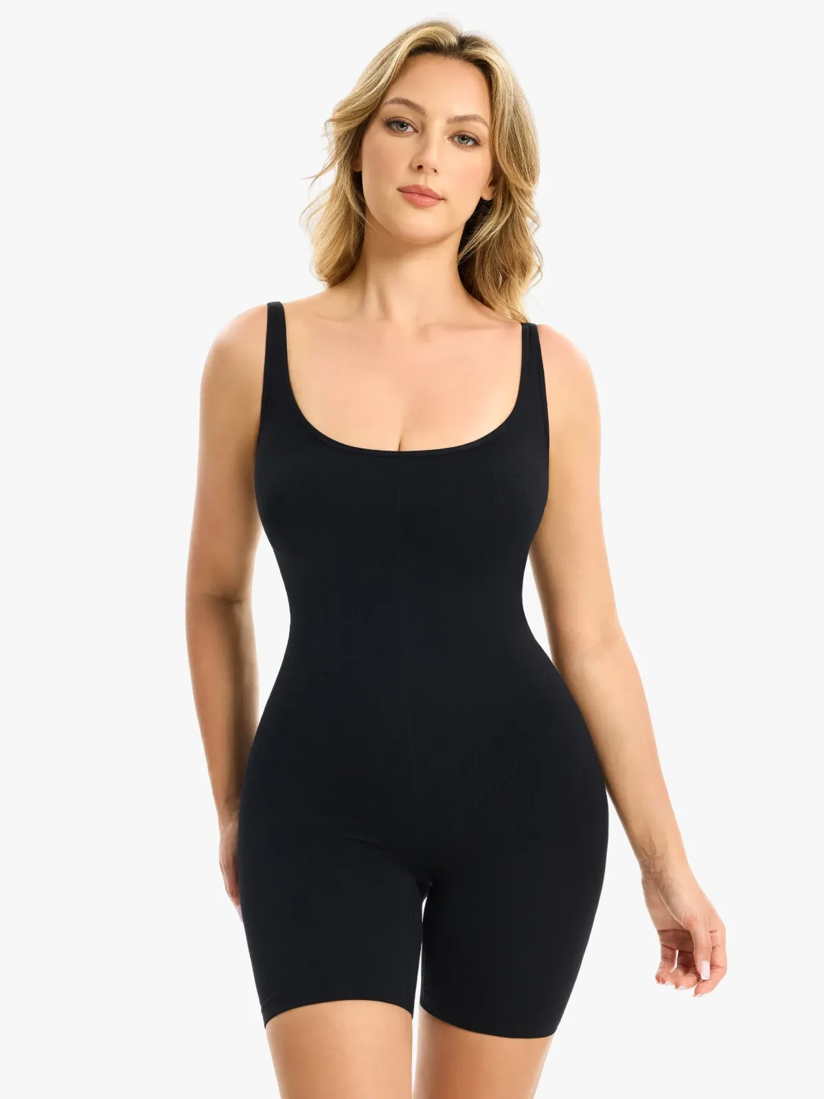Seamless Tummy Control Butt Lift Mid-Thigh Bodysuit