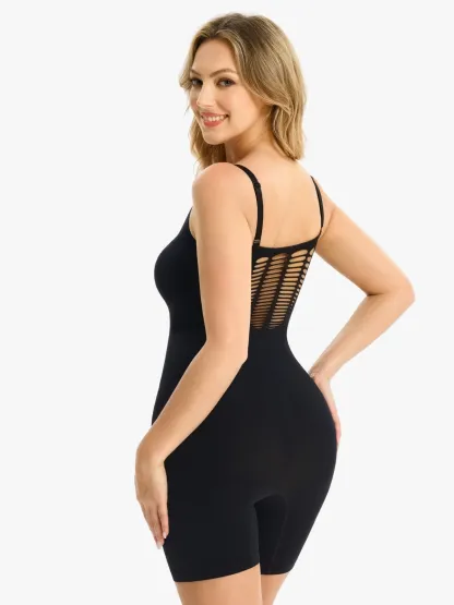 Seamless Tummy Control Butt Lift Mid-Thigh Bodysuit