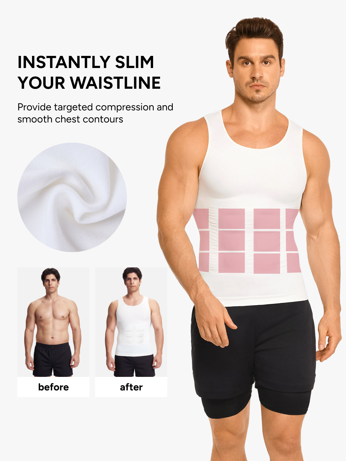 Men's Seamless Compression Tank Top