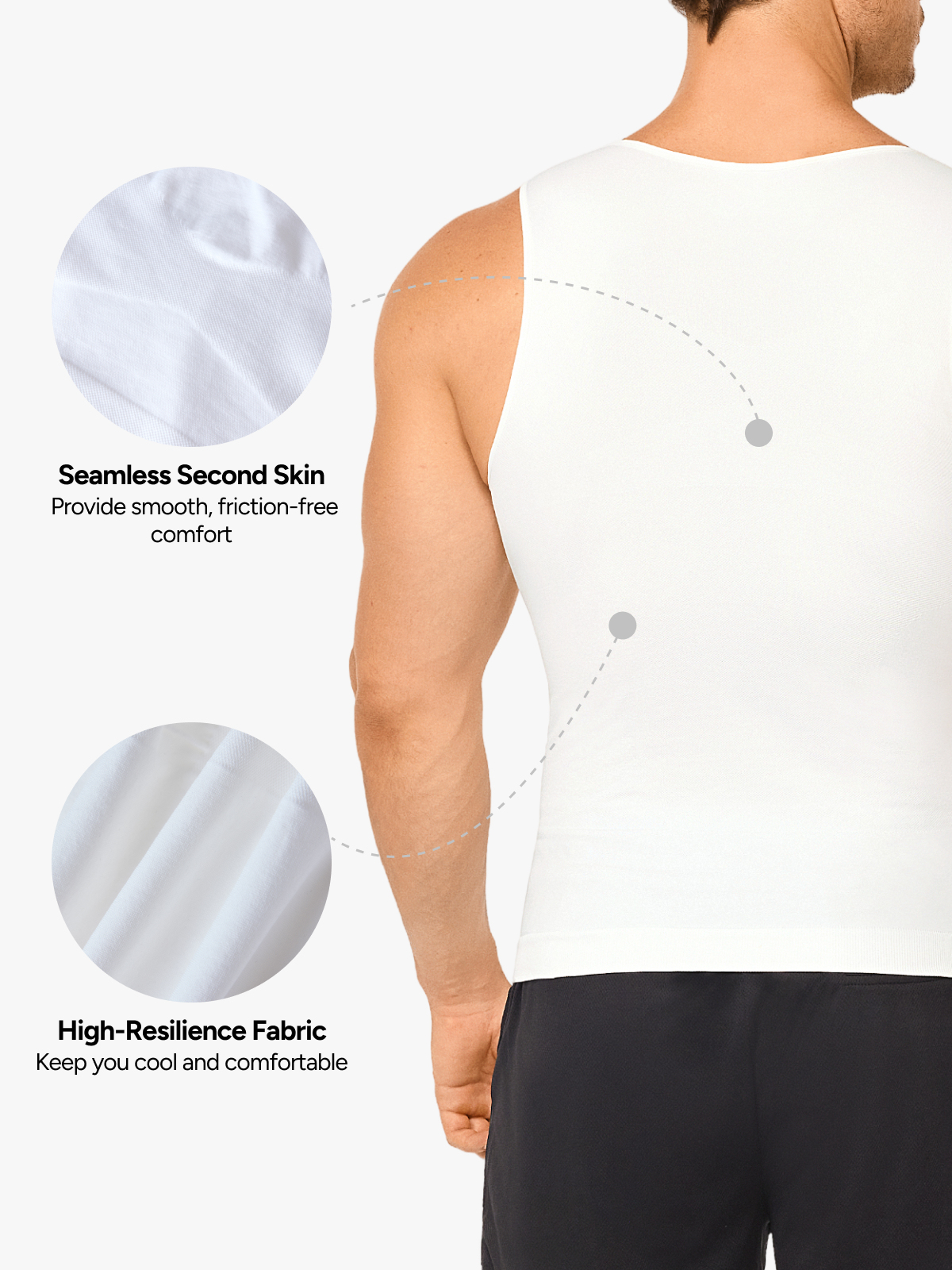 Men's Seamless Compression Tank Top