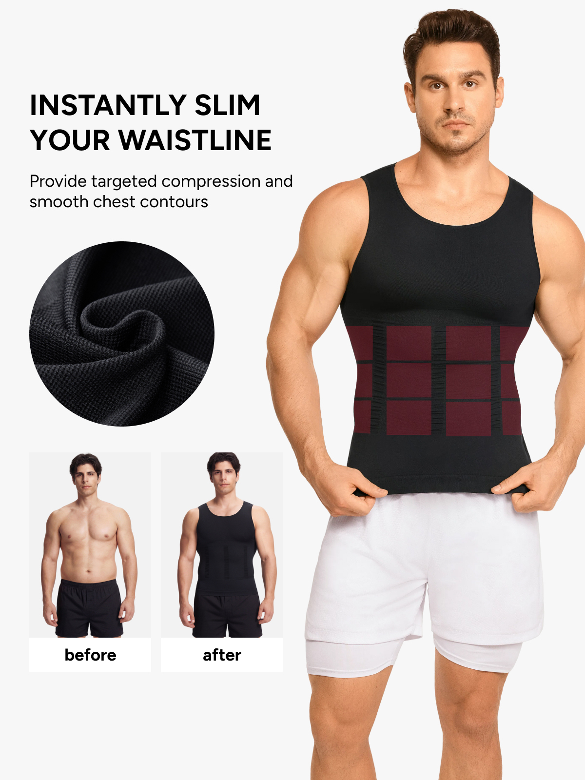 Men's Seamless Compression Tank Top