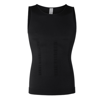 Seamless Compression Shirt Tummy Control Slimming Undershirt For Men
