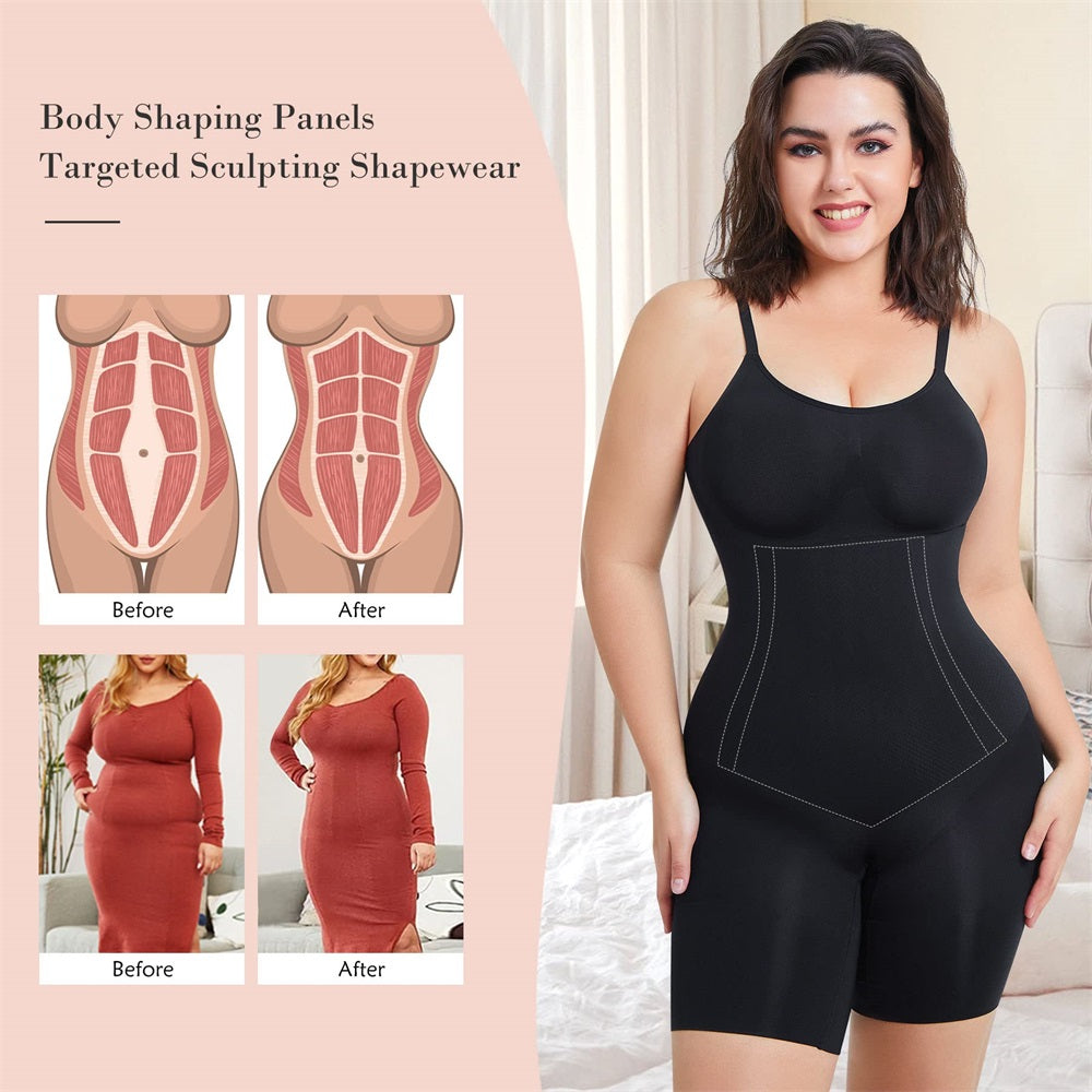 Nebility Womens' Seamless Backless Tummy Control Shapewear Bodysuit