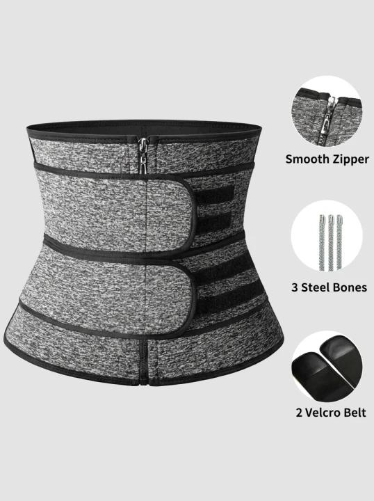 Neoprene Zipper Waist Trainer Belt for Men