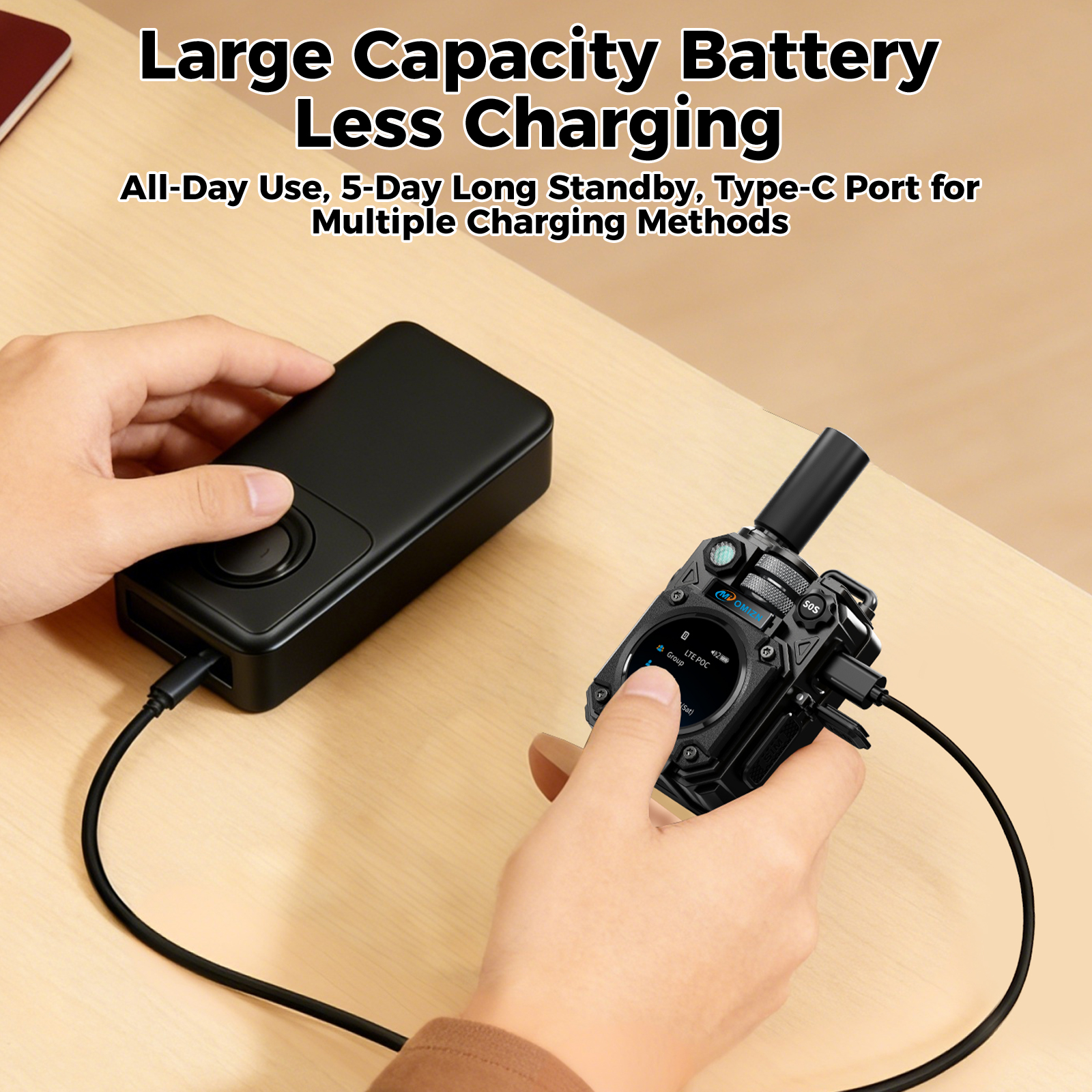 OMIZN M10 model, supports long-distance,intercom across the country, more than 5000 kilometers, no monthly fee