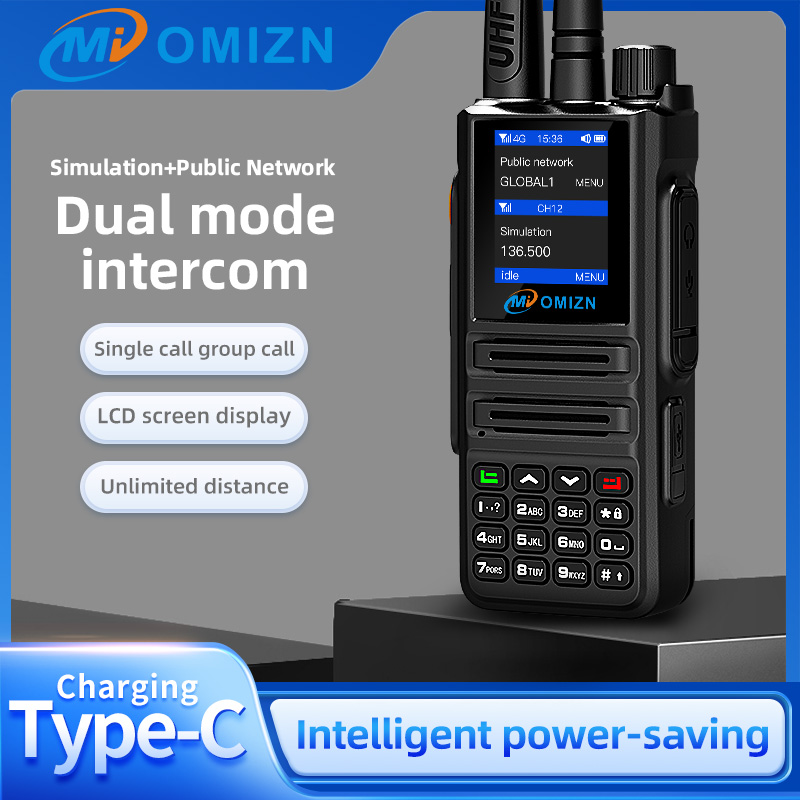 Dual Mode Walkie Talkie 4G UHF Android Unlimited Range Zello Real-PTT GPS