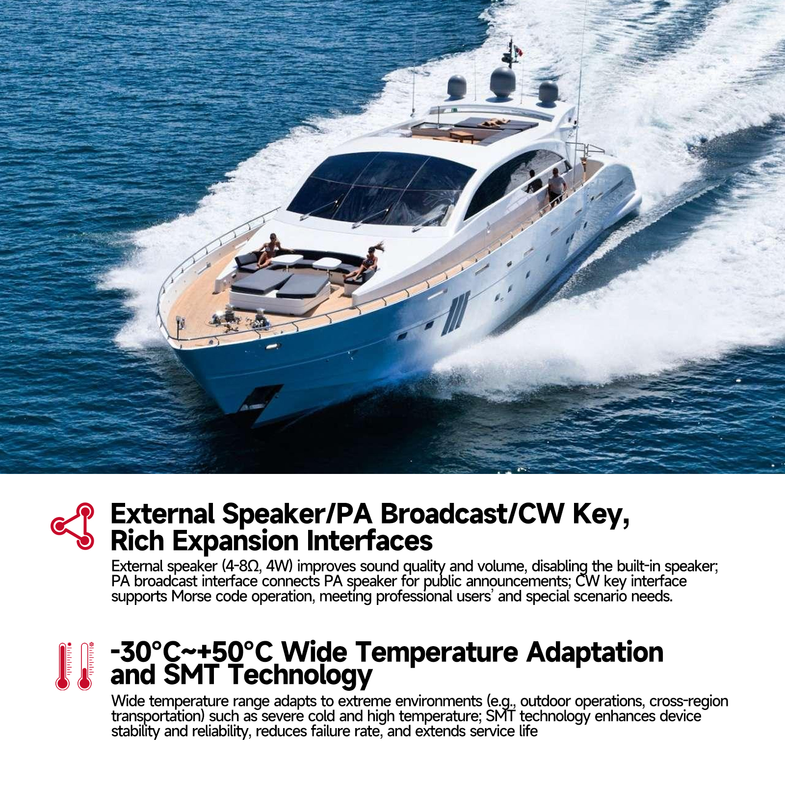 OMIZN 5558 SSB CB Radio 10 Meter Multi-Mode PA/CW/AM/FM/USB/LSB, 55W Max Power, 360 Channels, Instant Channel 9, NB/ANL, SWR Calibration, ASC, TB, RF-Gain, Auto-Scan, Support Programming