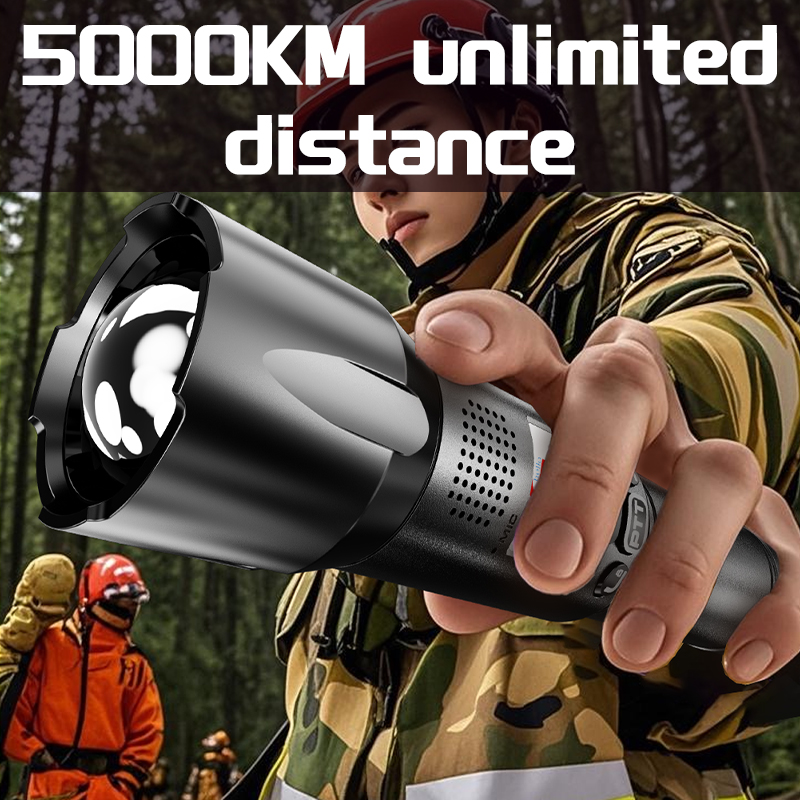OMIZN S800 5000KM Professional Flashlight Style Two Way Radio with Power Bank Function, Long Range Walkie Talkie