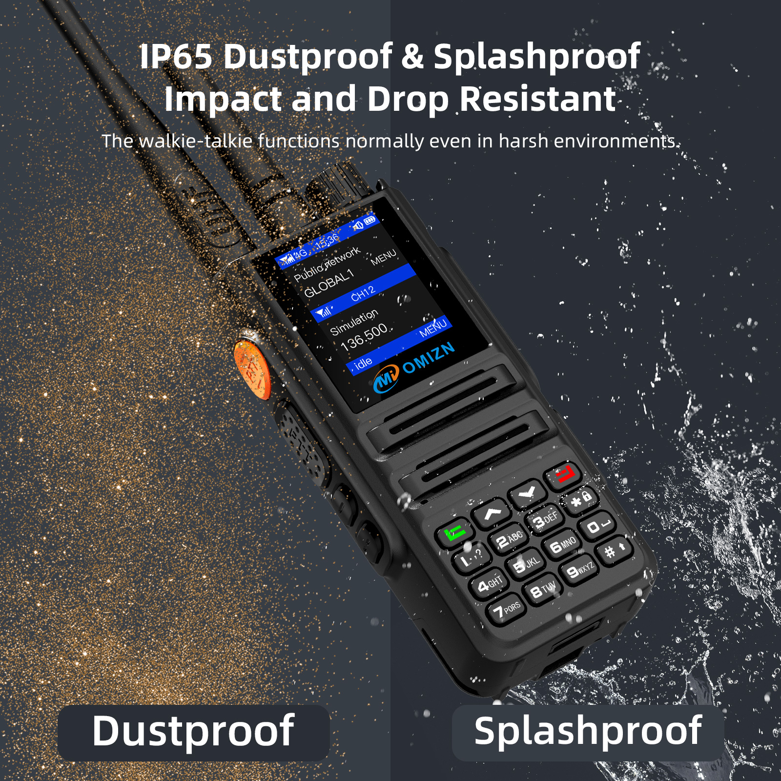 OMIZN X8 Dual Mode Walkie Talkie 4G UHF Android Unlimited Range