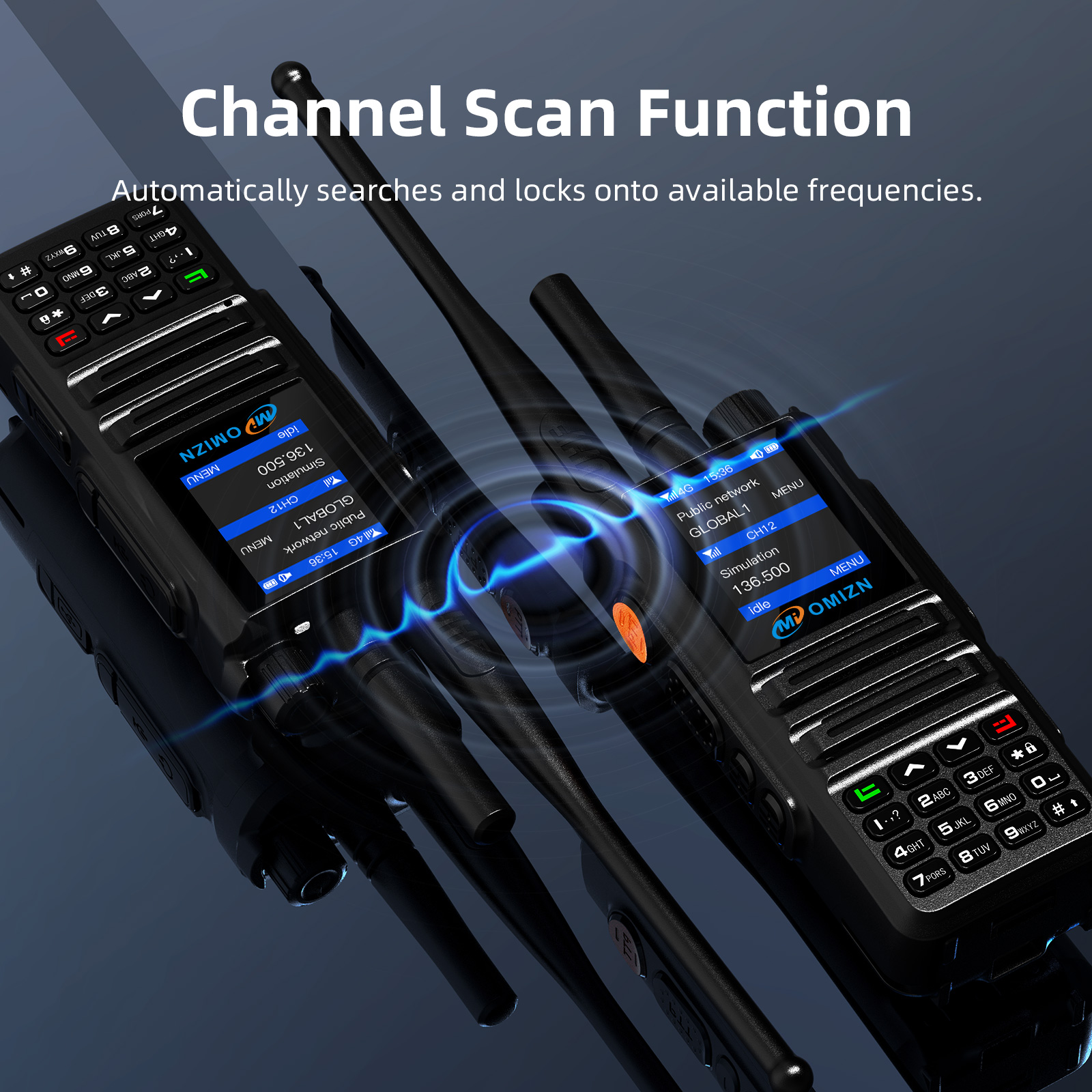 Dual Mode Walkie Talkie 4G UHF Android Unlimited Range Zello Real-PTT GPS