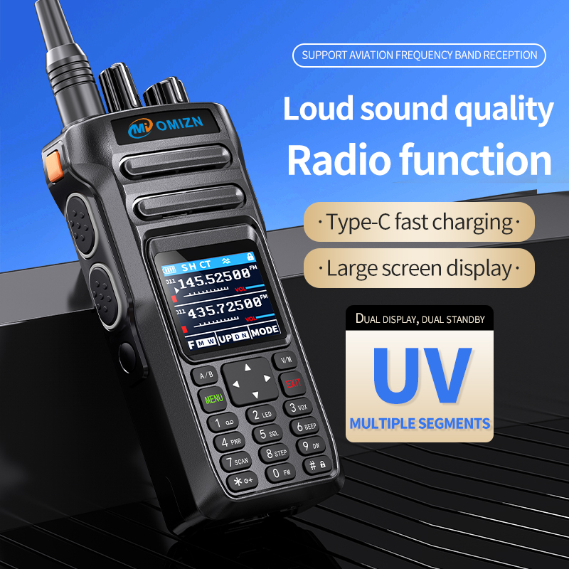 TP80 Support eight frequency bands, one-piece frequency matching Alarm function Scan function Frequency UHF 400-470MHZ/VHF 136-174MHz 