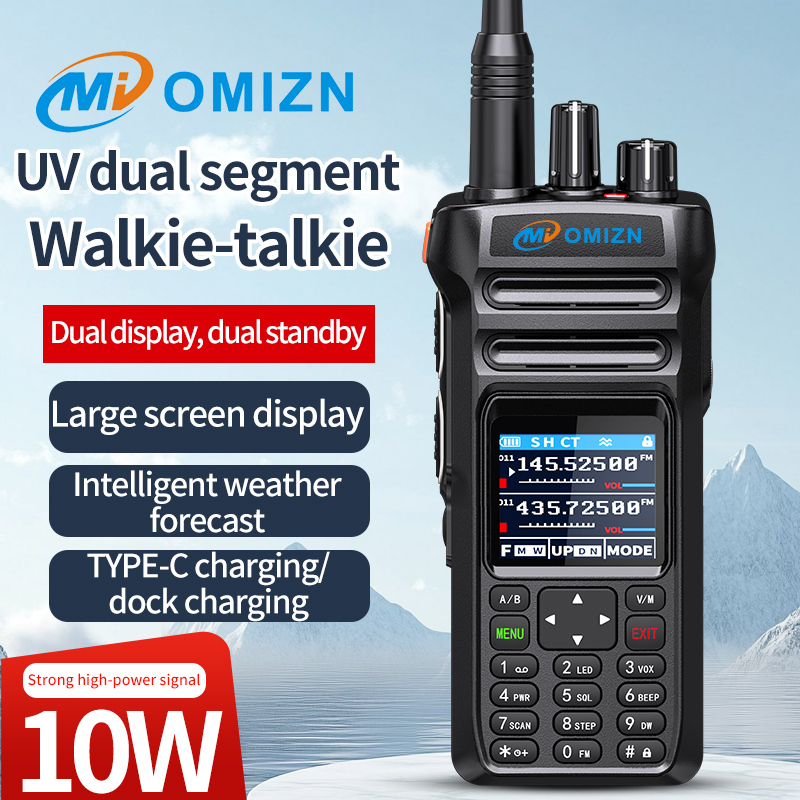 TP80 Support eight frequency bands, one-piece frequency matching Alarm function Scan function Frequency UHF 400-470MHZ/VHF 136-174MHz 