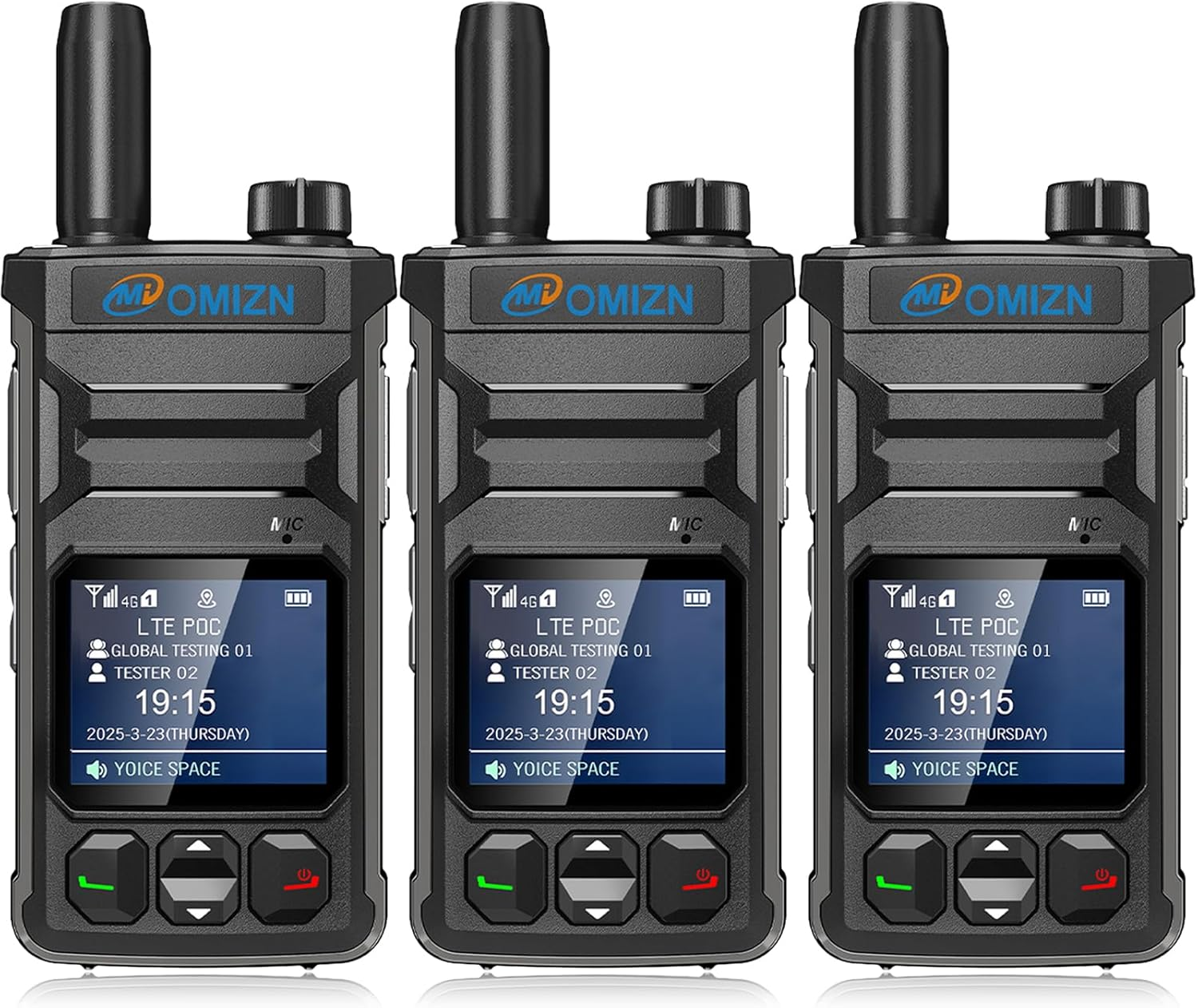 OMIZN T6 4G POC Walkie Talkie with SIM Card Unlimited Range Available Worldwide Cellular 