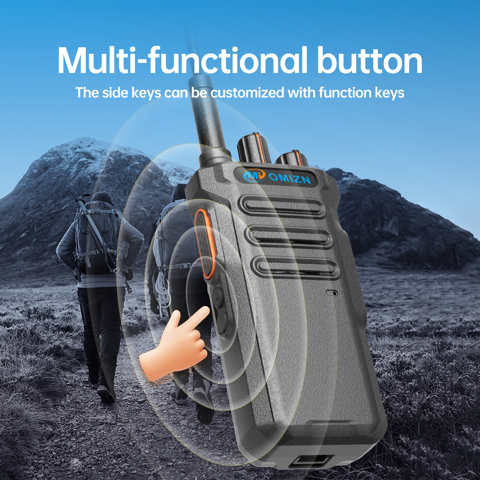 OMIZN TP58  Support eight frequency bands