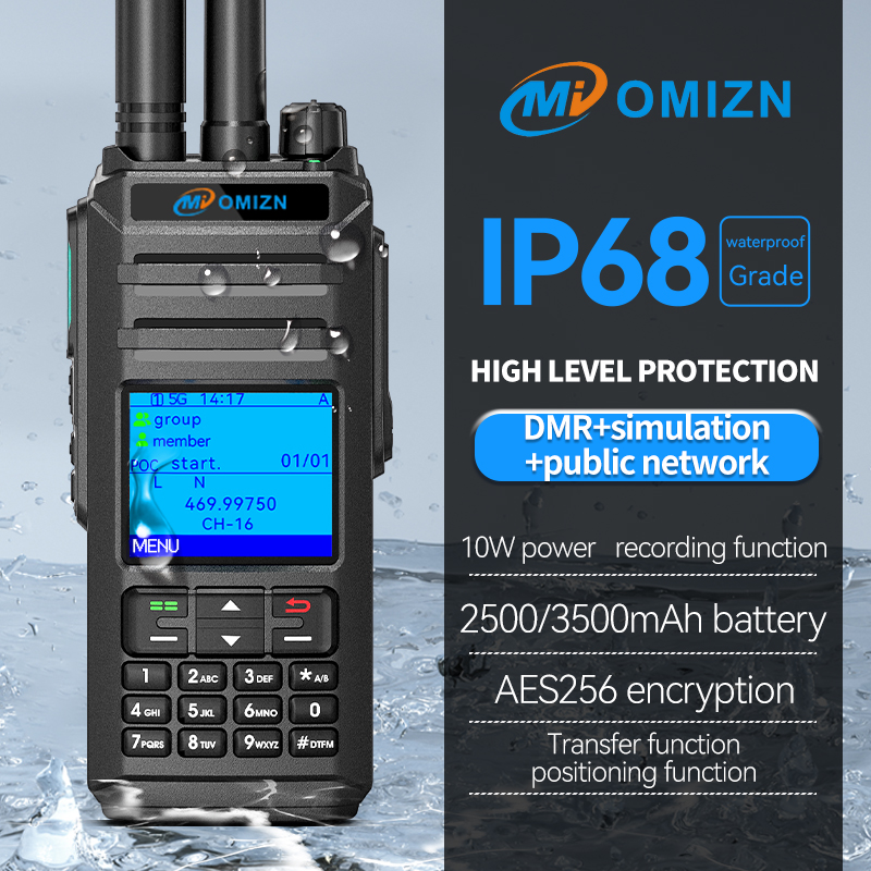 OMI X4 Public network+analog dual-mode intercom National distance communicable,IP67 waterproof 
