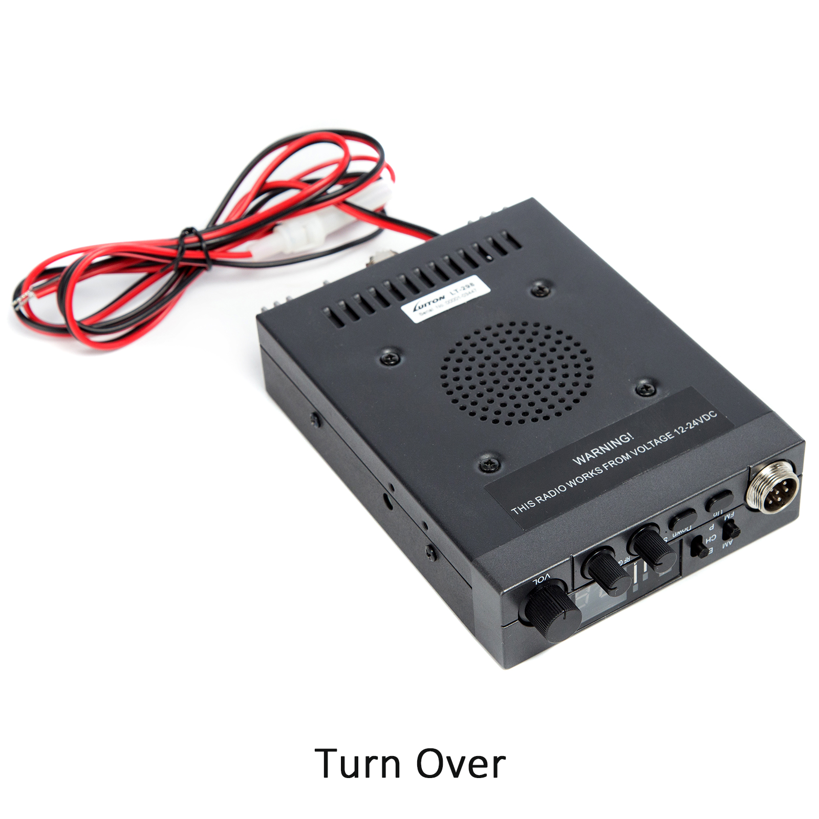 OMIZN LT-298 CB Radio AM/FM Full 40 Channel, Instant Emergency Channel 9/19 ASQ Function RF-Gain External Speaker Jack Easy to Read Display