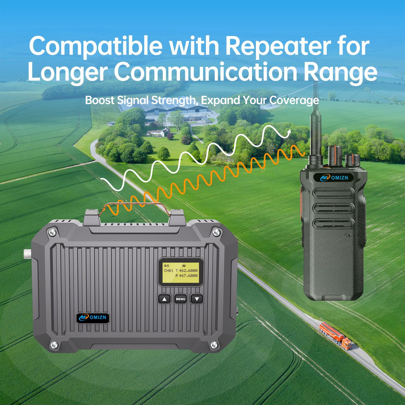 OMIZN TP58  Support eight frequency bands