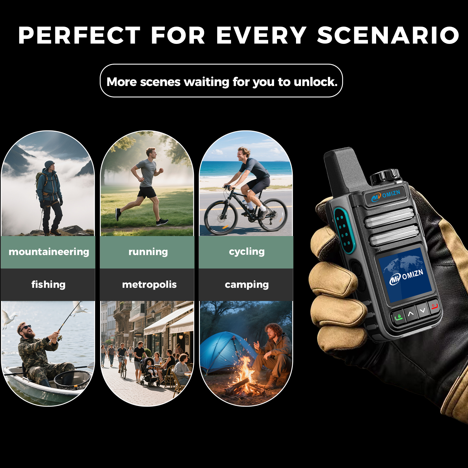 G3 4G LTE Dual SIM Watch Walkie Talkie, Unlimited Range, Lifetime Free, IP65, AES256 Encryption, Noise Reduction