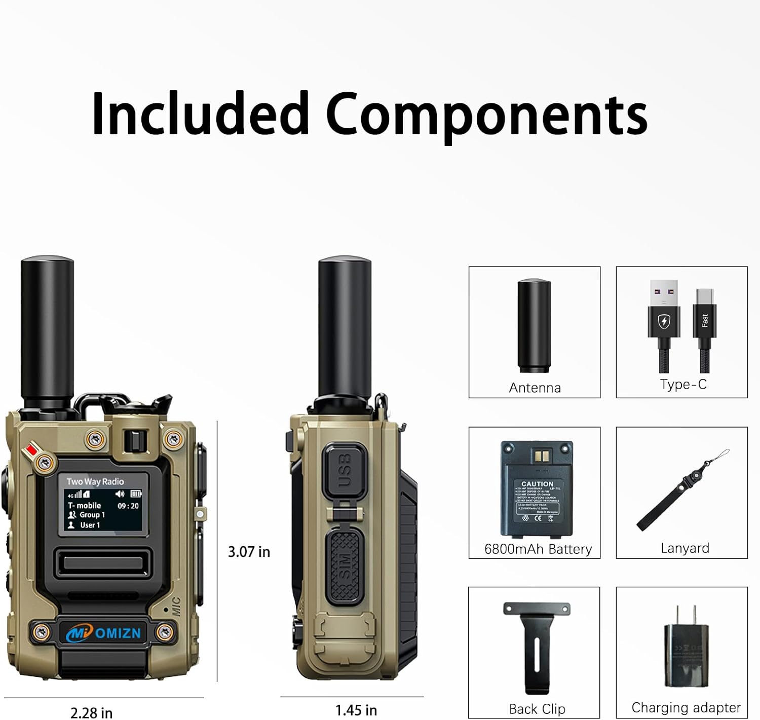 OMI Model M8 Global Walkie Talkie National 5000 kilometers public network intercom transnational intercom unlimited distance