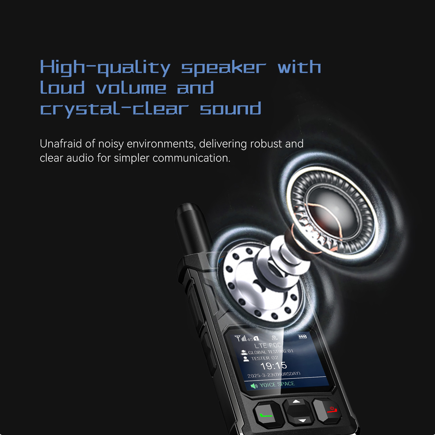 OMIZN T6 4G POC Walkie Talkie with SIM Card Unlimited Range Available Worldwide Cellular 