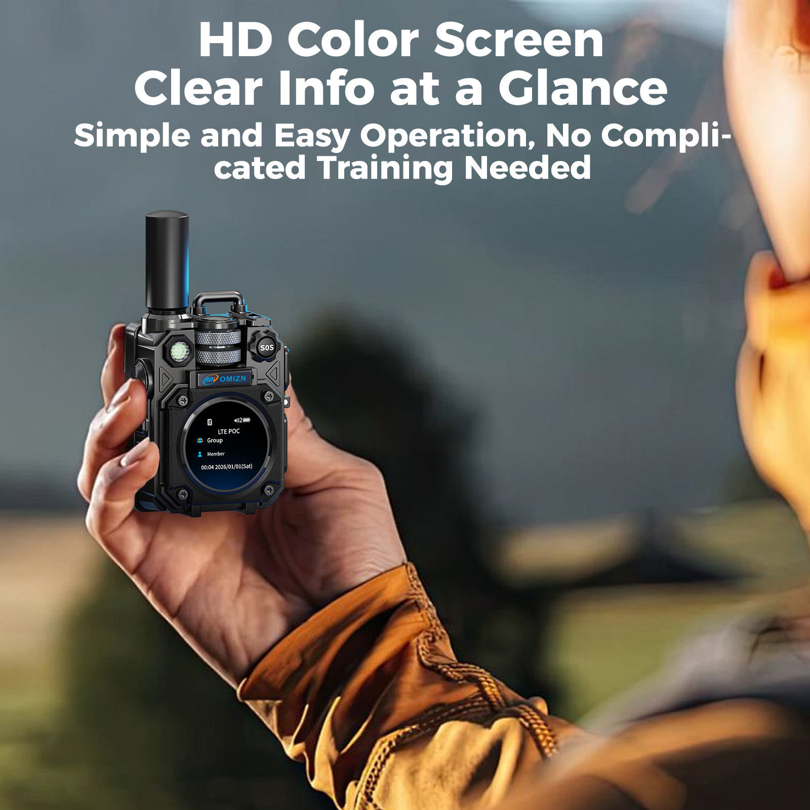 OMIZN M10 model, supports long-distance,intercom across the country, more than 5000 kilometers, no monthly fee