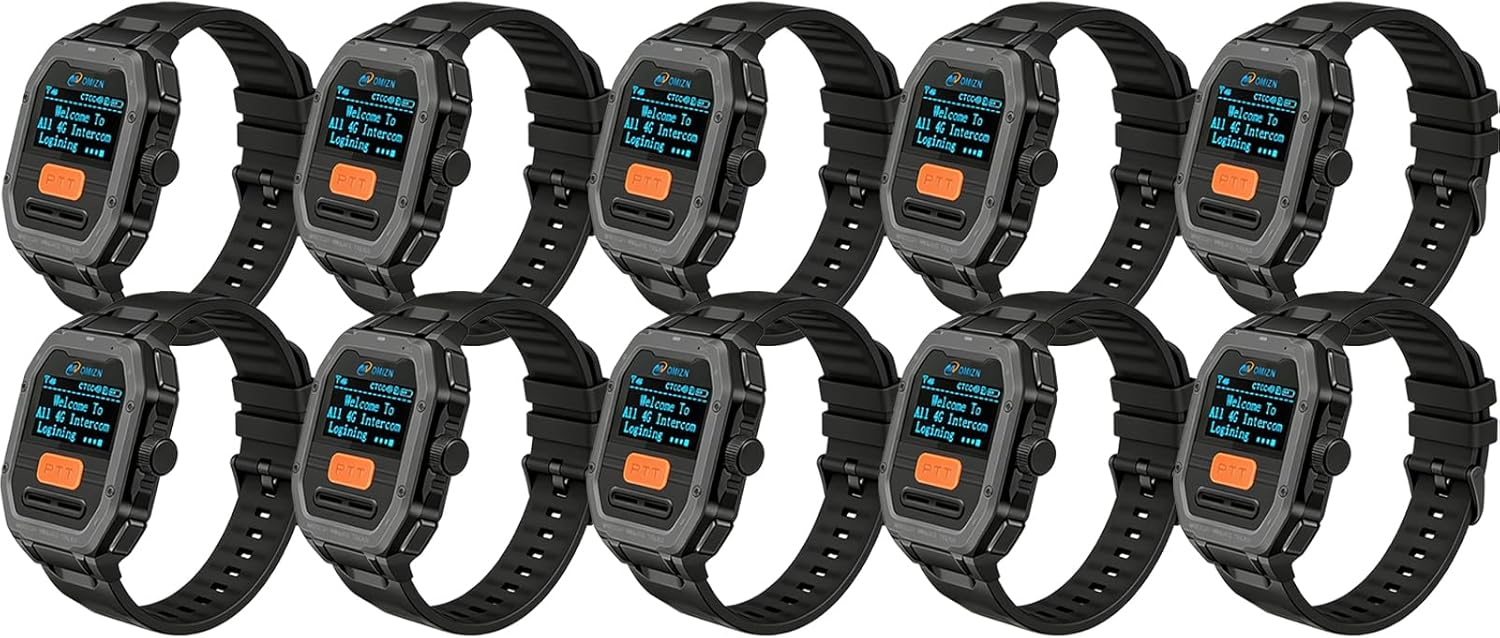 OMIZN Watch Walkie Talkie 4G Unlimited Range PoC Radios VOX Hands