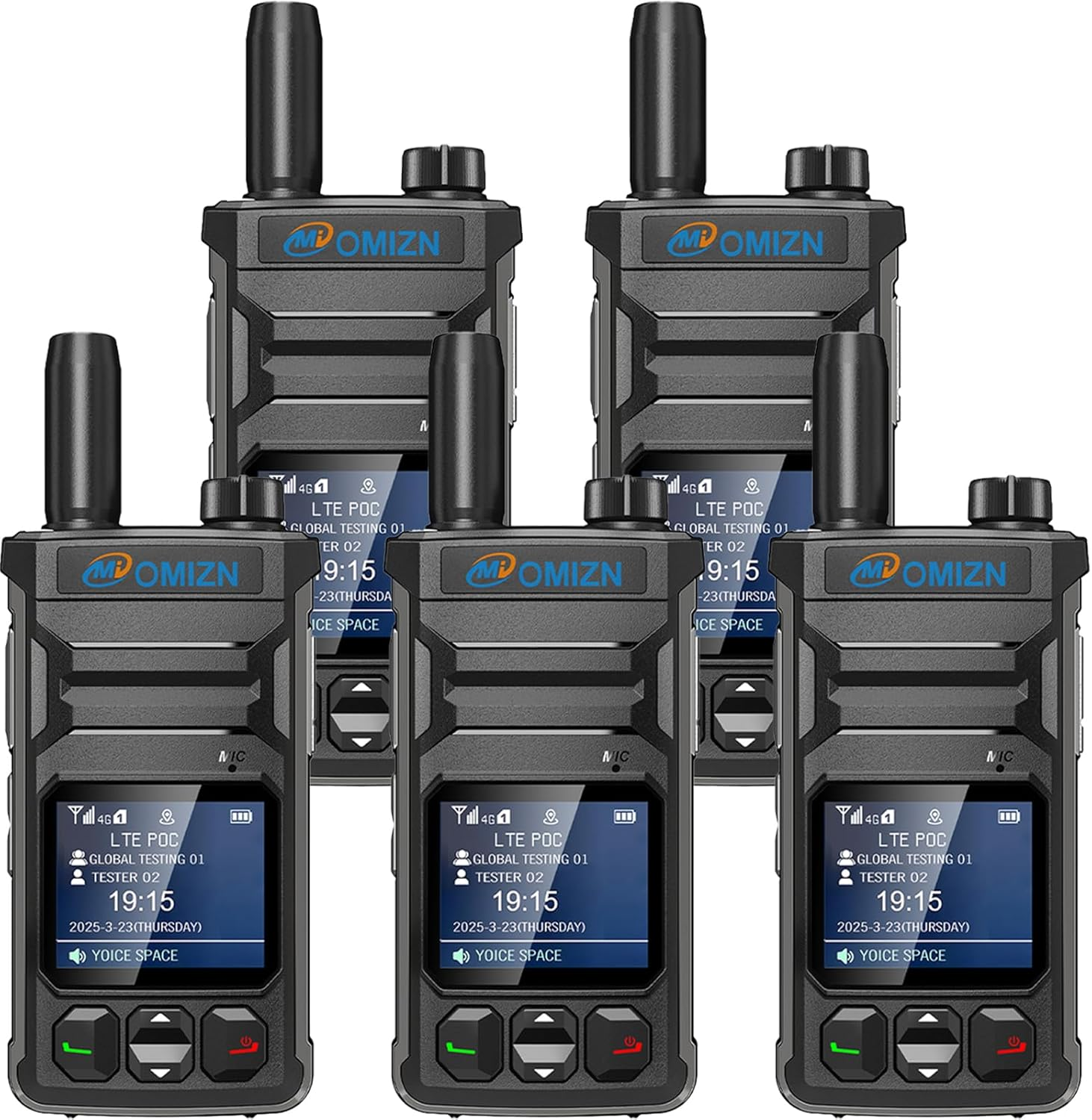 OMIZN T6 4G POC Walkie Talkie with SIM Card Unlimited Range Available