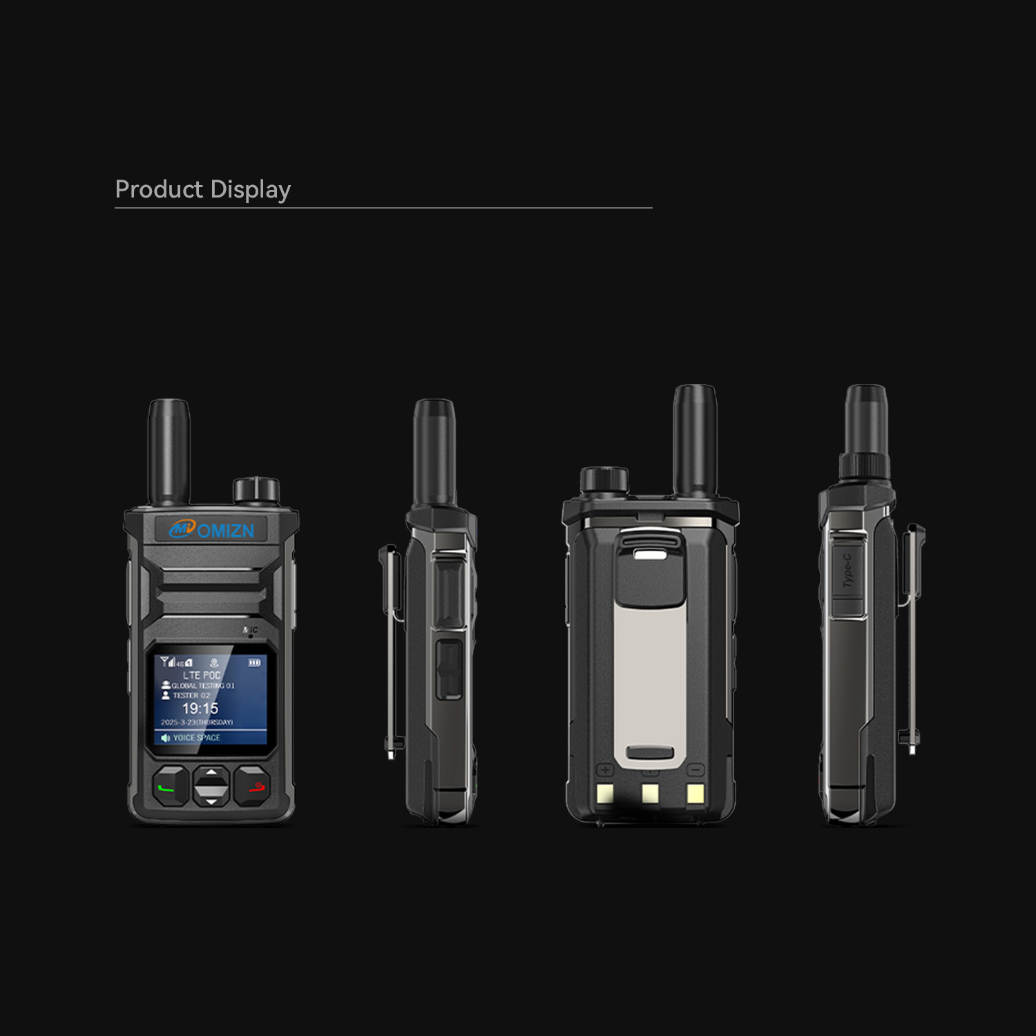 OMIZN T6 4G POC Walkie Talkie with SIM Card Unlimited Range Available Worldwide Cellular 