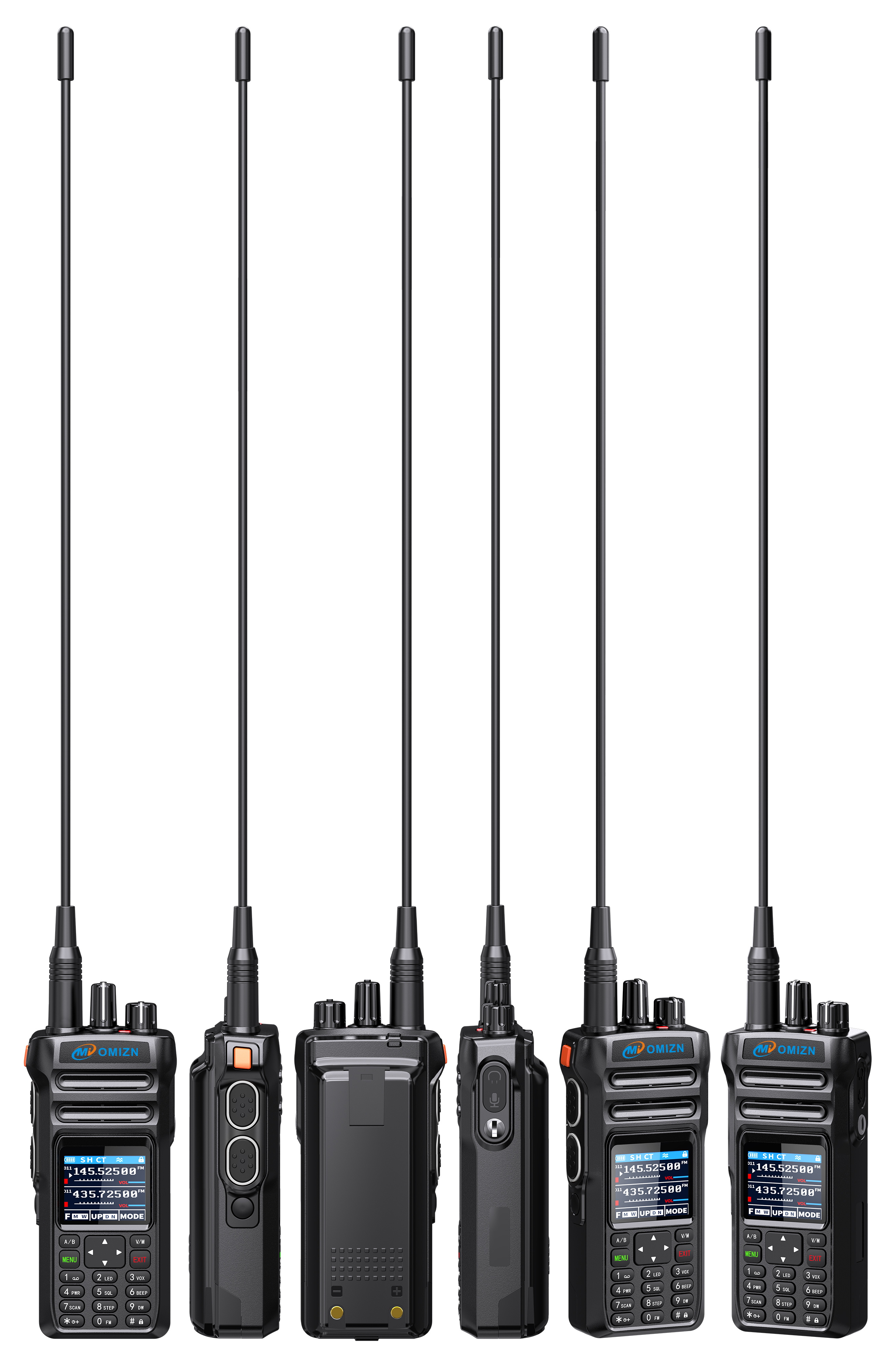 TP80 Support eight frequency bands, one-piece frequency matching Alarm function Scan function Frequency UHF 400-470MHZ/VHF 136-174MHz 