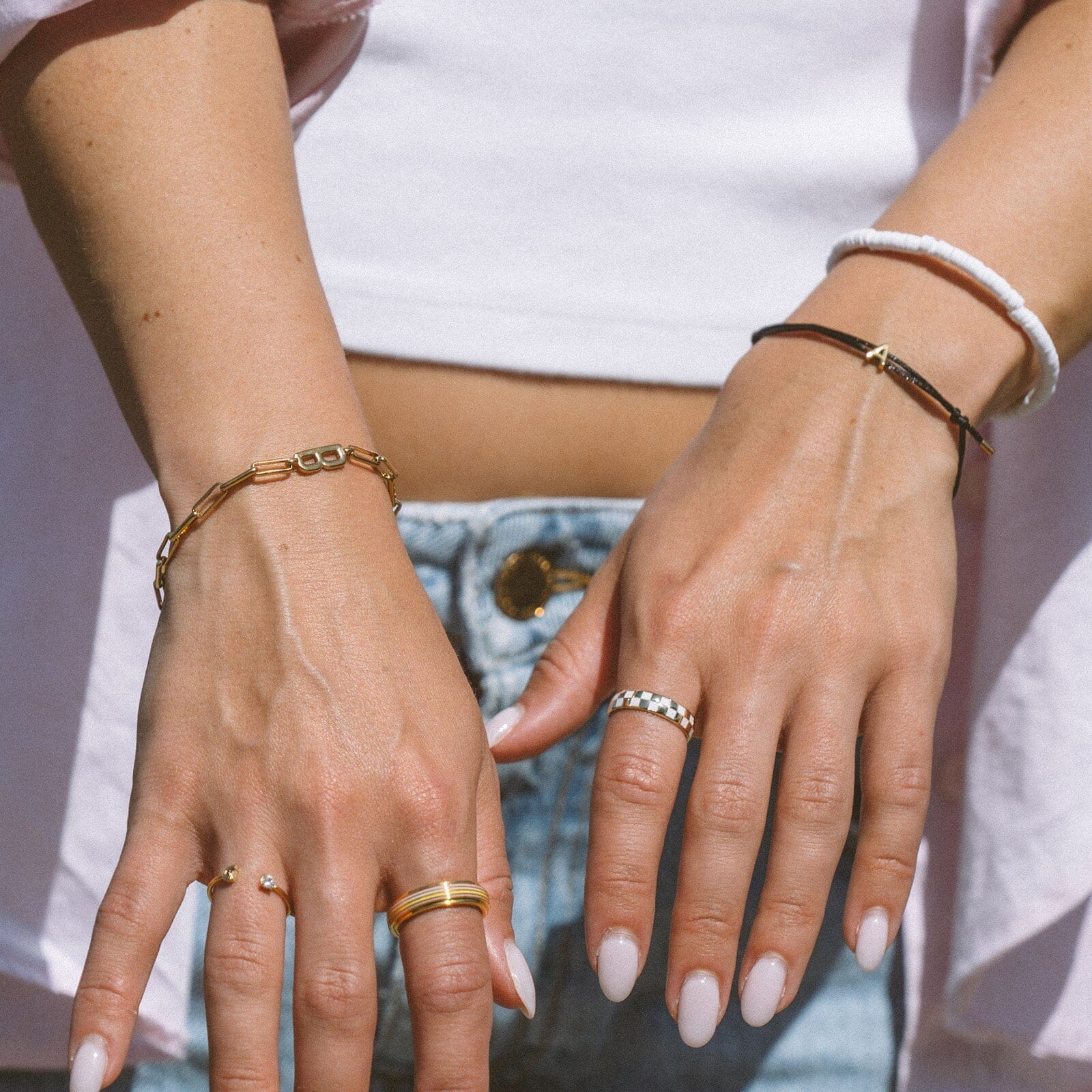 Initial Charm Bracelet