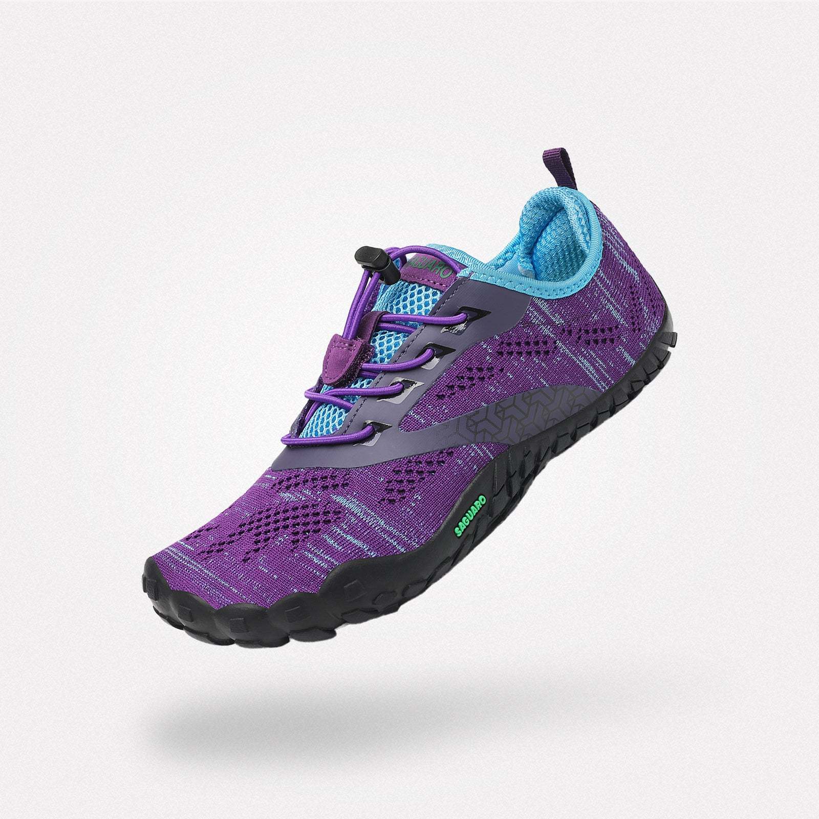 Tennis shoes barefoot sneakers zero drop sole, non-slip, 4mm sole Saguaro Smart Ⅰ purple for adults