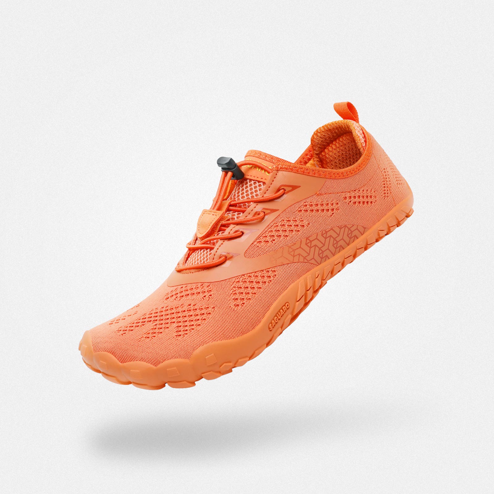 Gym shoes barefoot zero drop sole, wide toe box, 4mm sole Saguaro Smart Ⅰ orange for adults