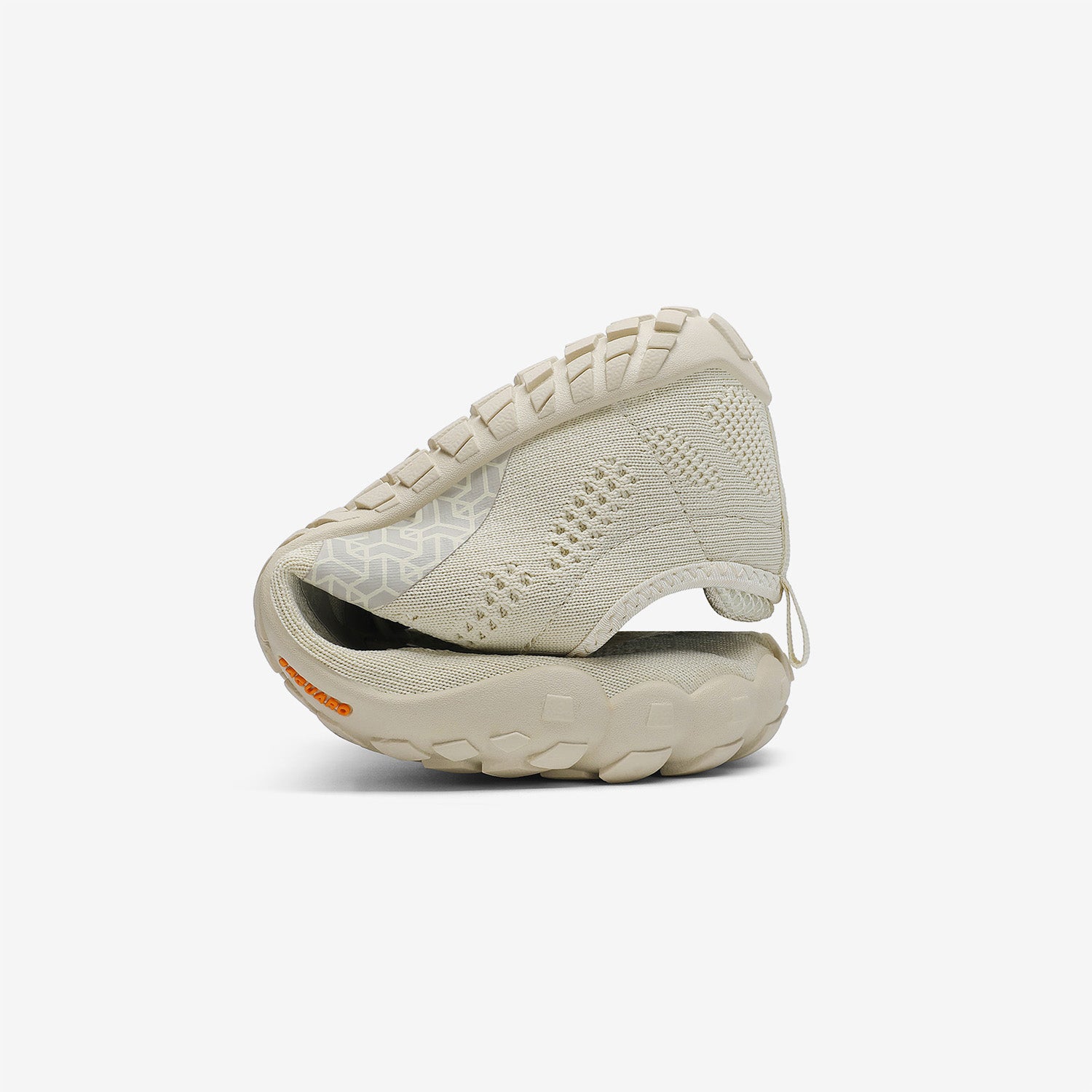 Folded walking shoes barefoot zero drop sole, machine washable, 4mm sole Saguaro Smart Ⅰ beige for adults