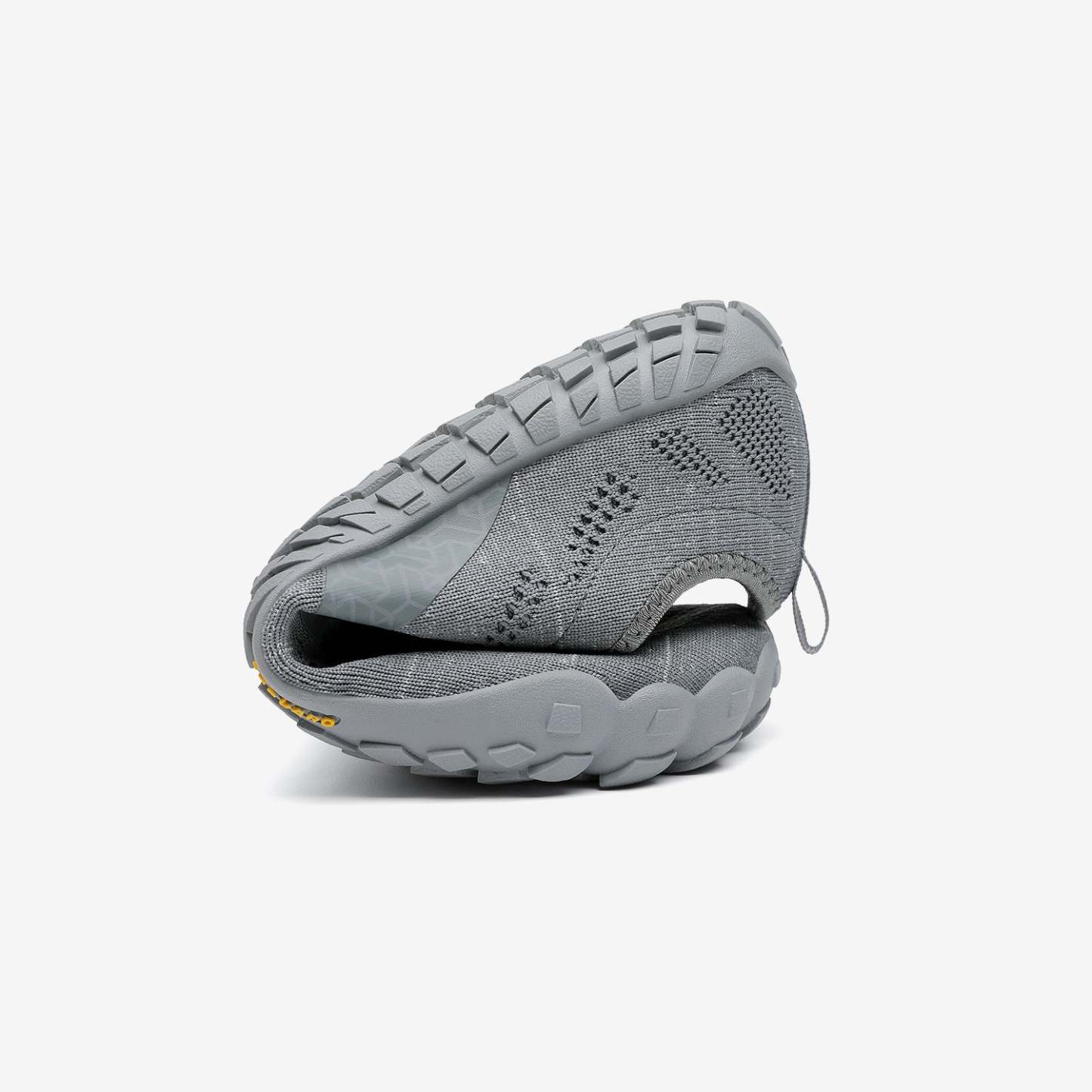 Folded trekking shoes trainers barefoot zero drop sole, wide toe box, 4mm sole Saguaro Smart Ⅰ gray for adults