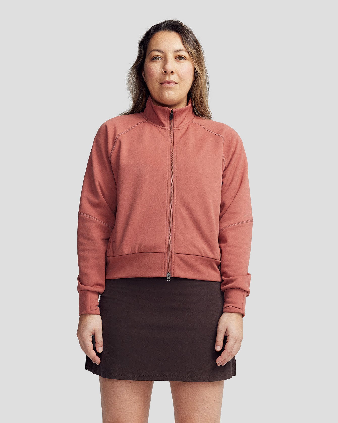 Women’s Anytime Bomber Jacket  -  Dark Clay