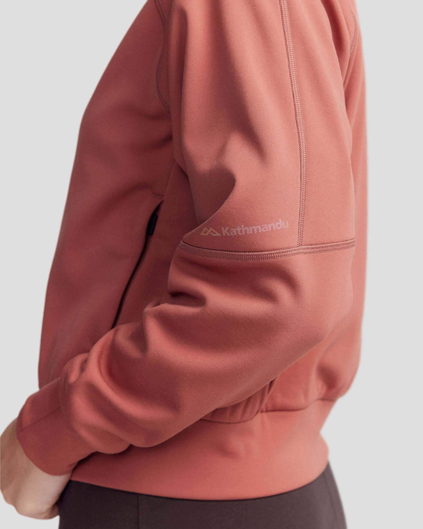 Women’s Anytime Bomber Jacket  -  Dark Clay