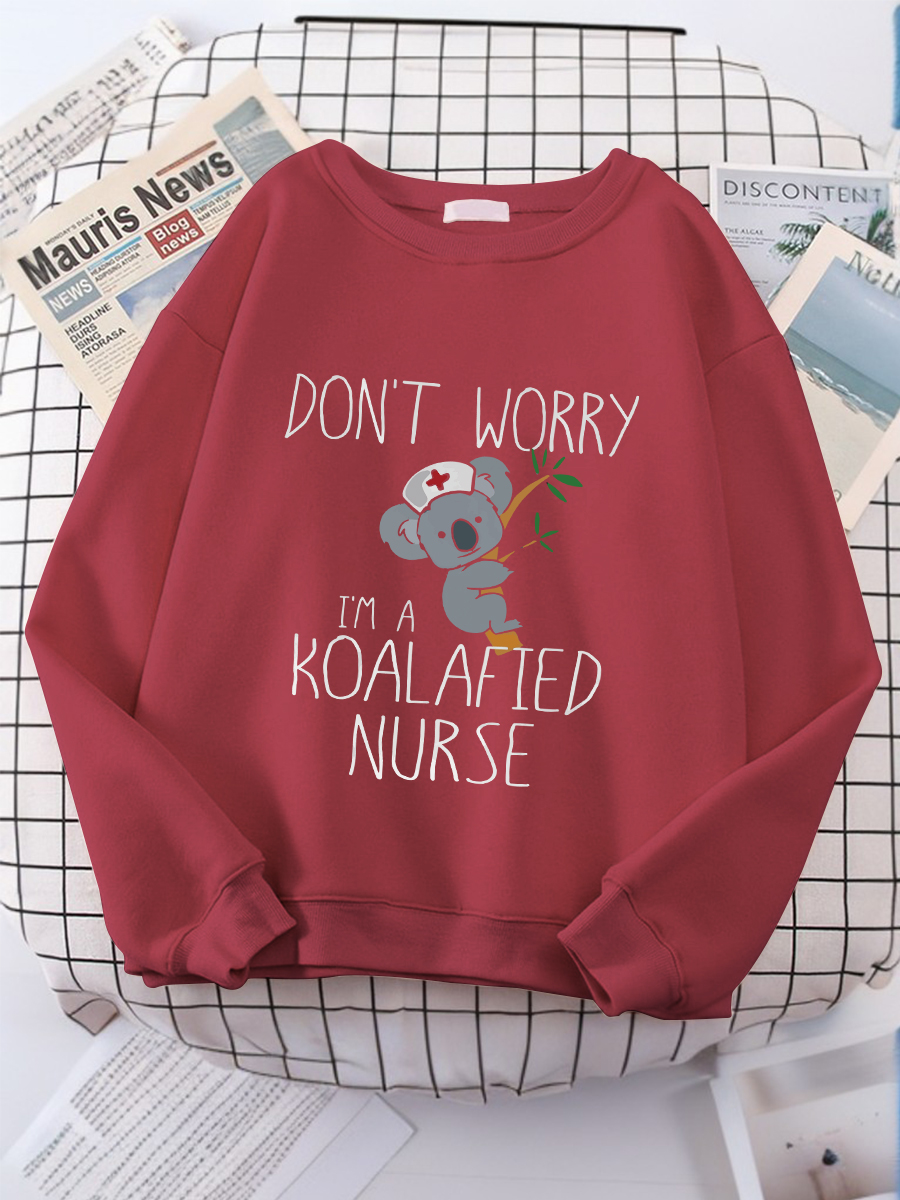 Koalafied Nurse Print sweatshirt