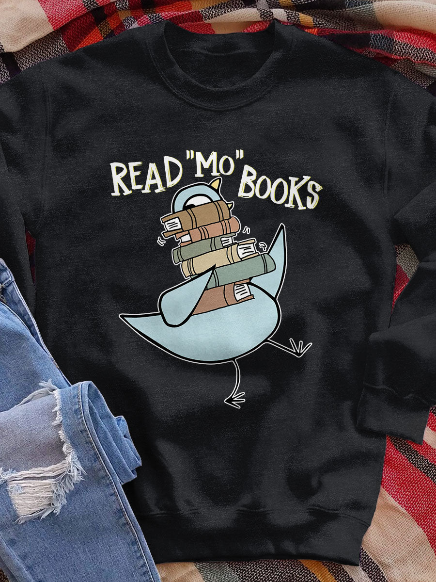 Read Mo Books Print Sweatshirt