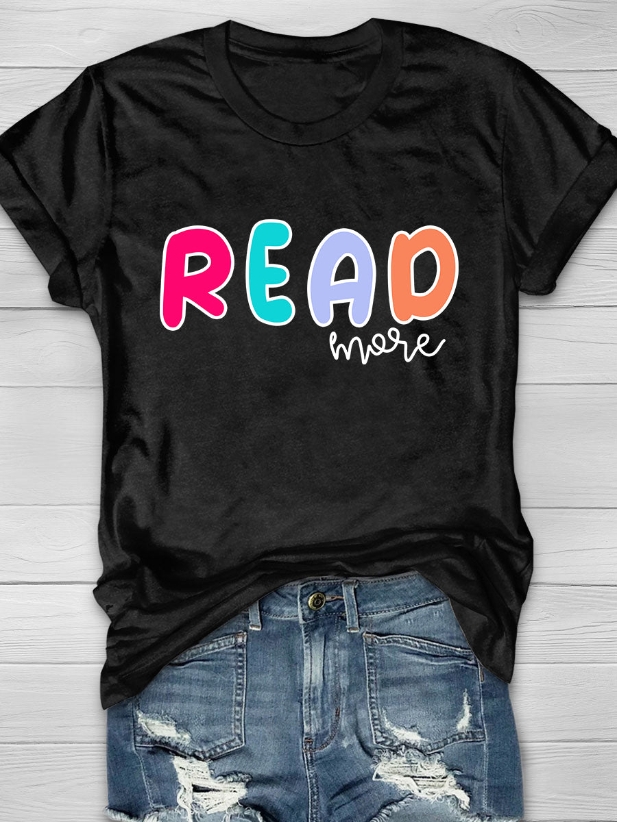 READ MORE Print Short Sleeve T-shirt