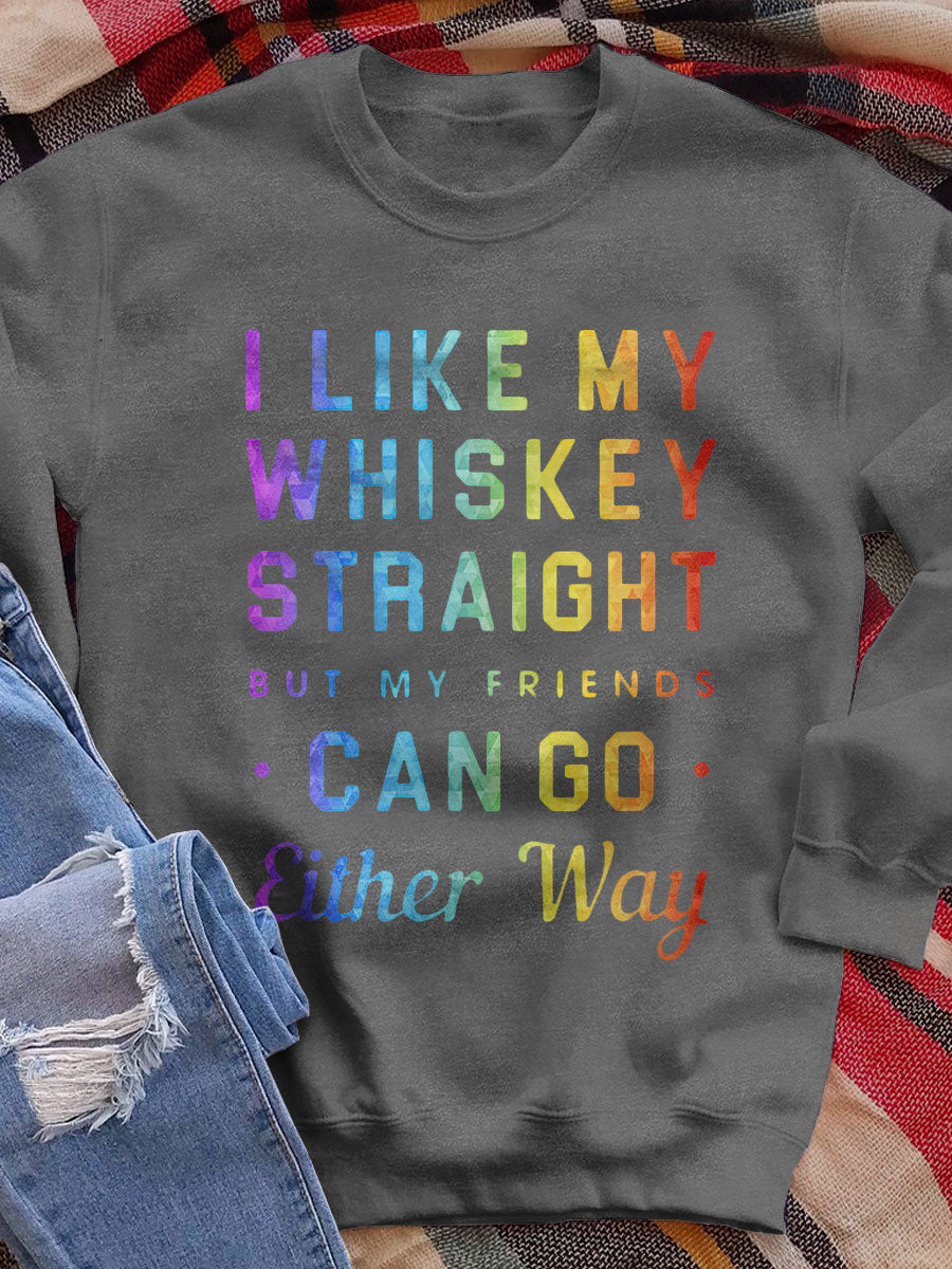 Gay Rights Print Sweatshirt