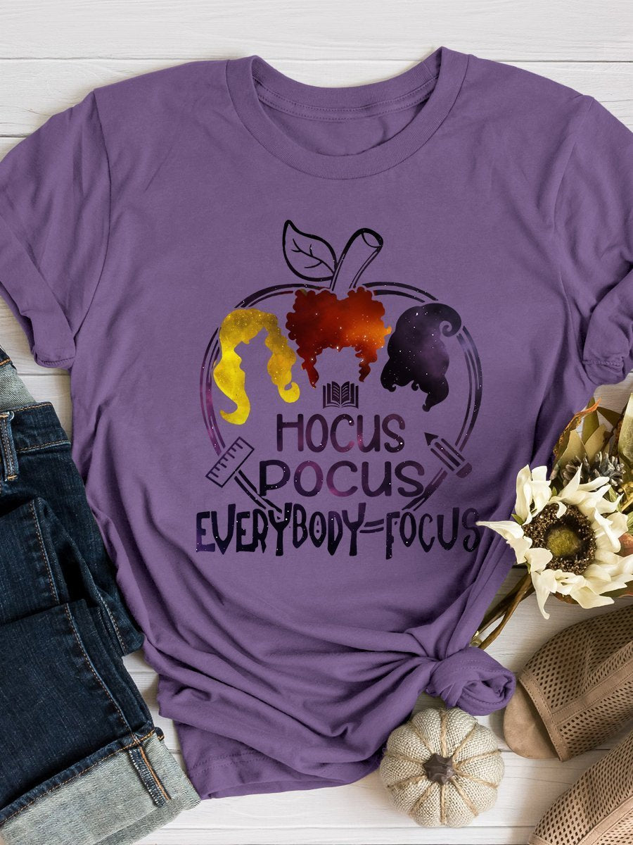 Everybody Focus Print Short Sleeve T-shirt
