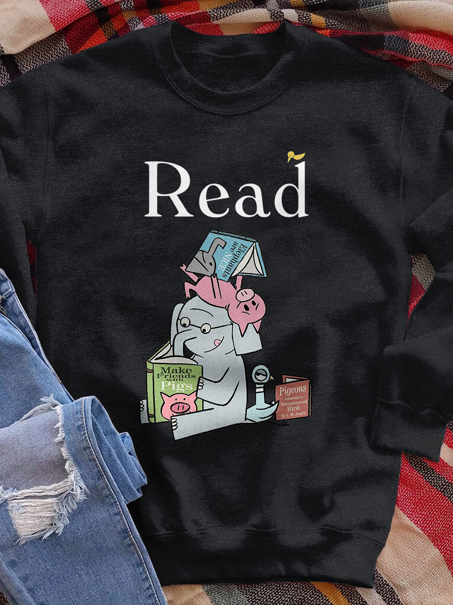 It's A Good Day To Read Book Print Sweatshirt