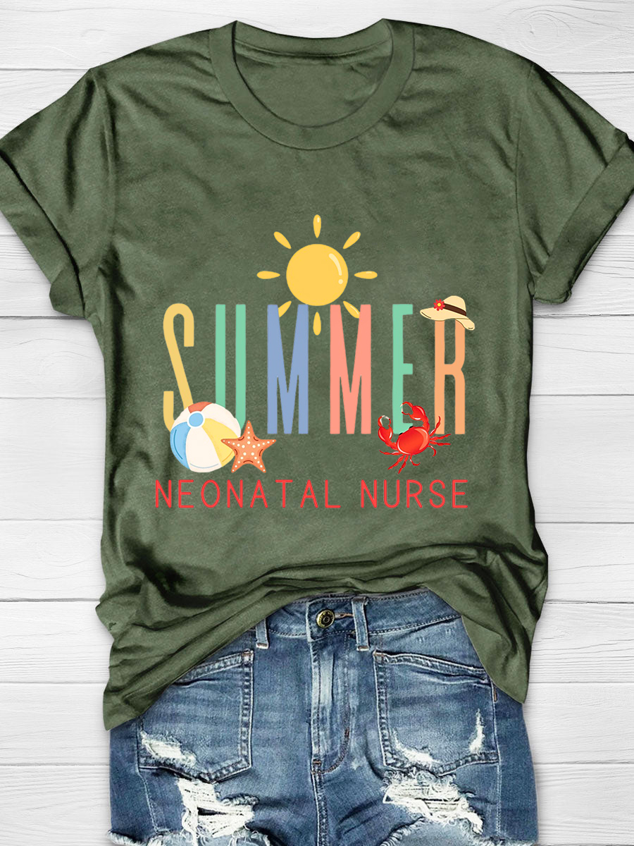 Neonatal Nurse (Summer) Classic T-Shirt